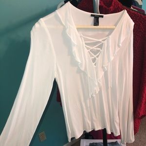 White long sleeve blouse